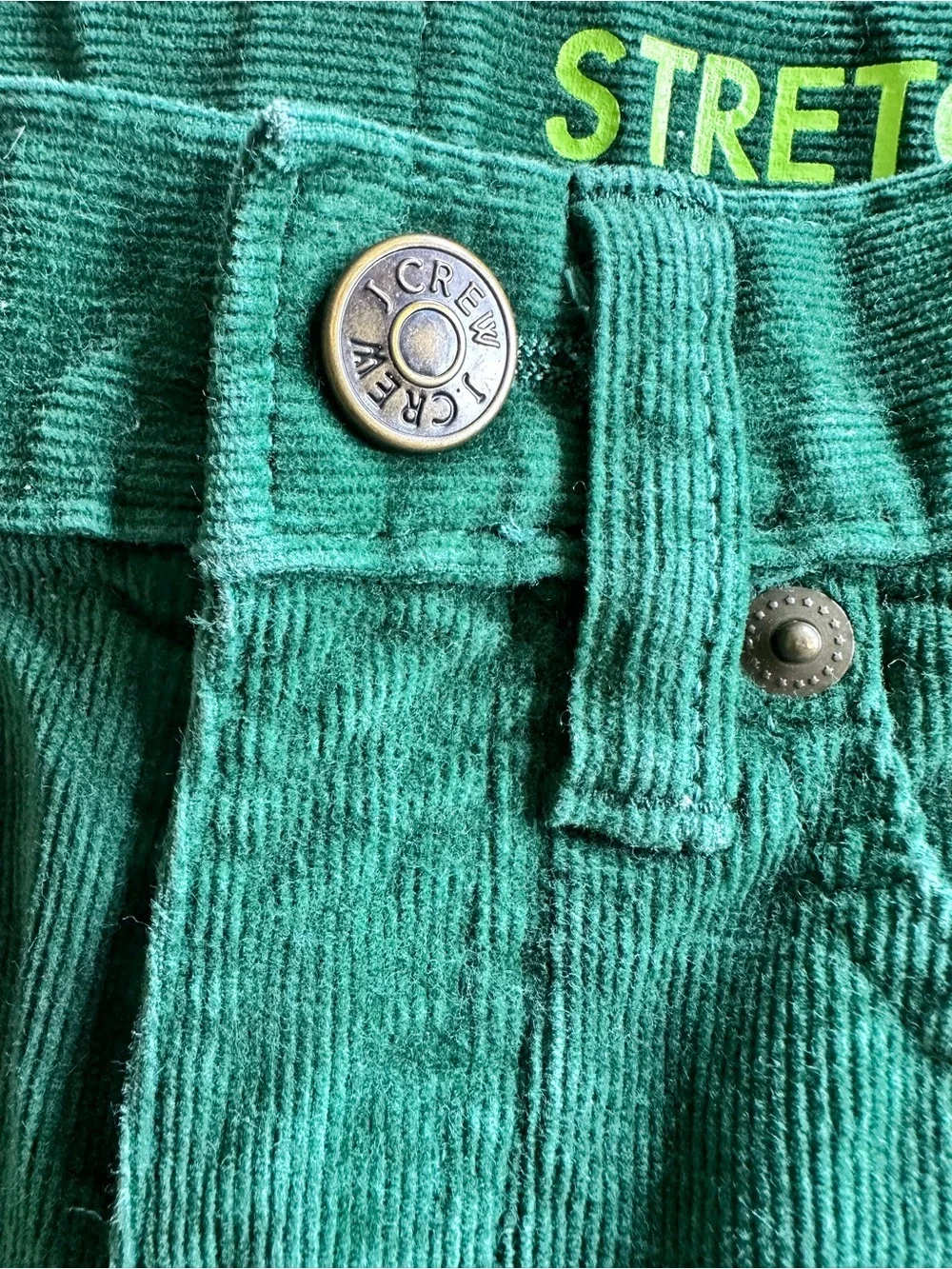 Crewcuts Boys Emerald Green Corduroy Pants 4T